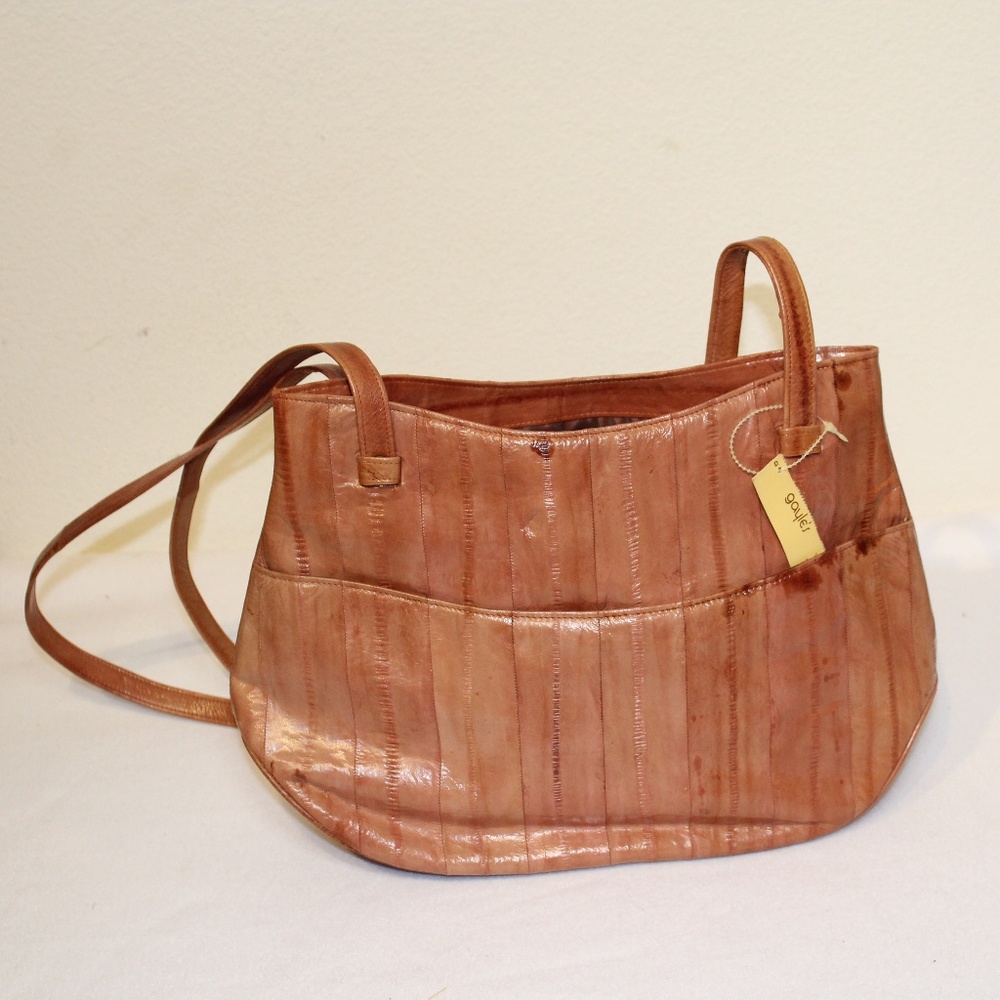Eel skin purse, NWT.